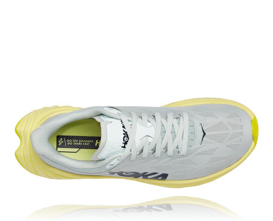 Hoka Australia One One Carbon X 2 - Womens Running Shoes White - VBTDY-8237